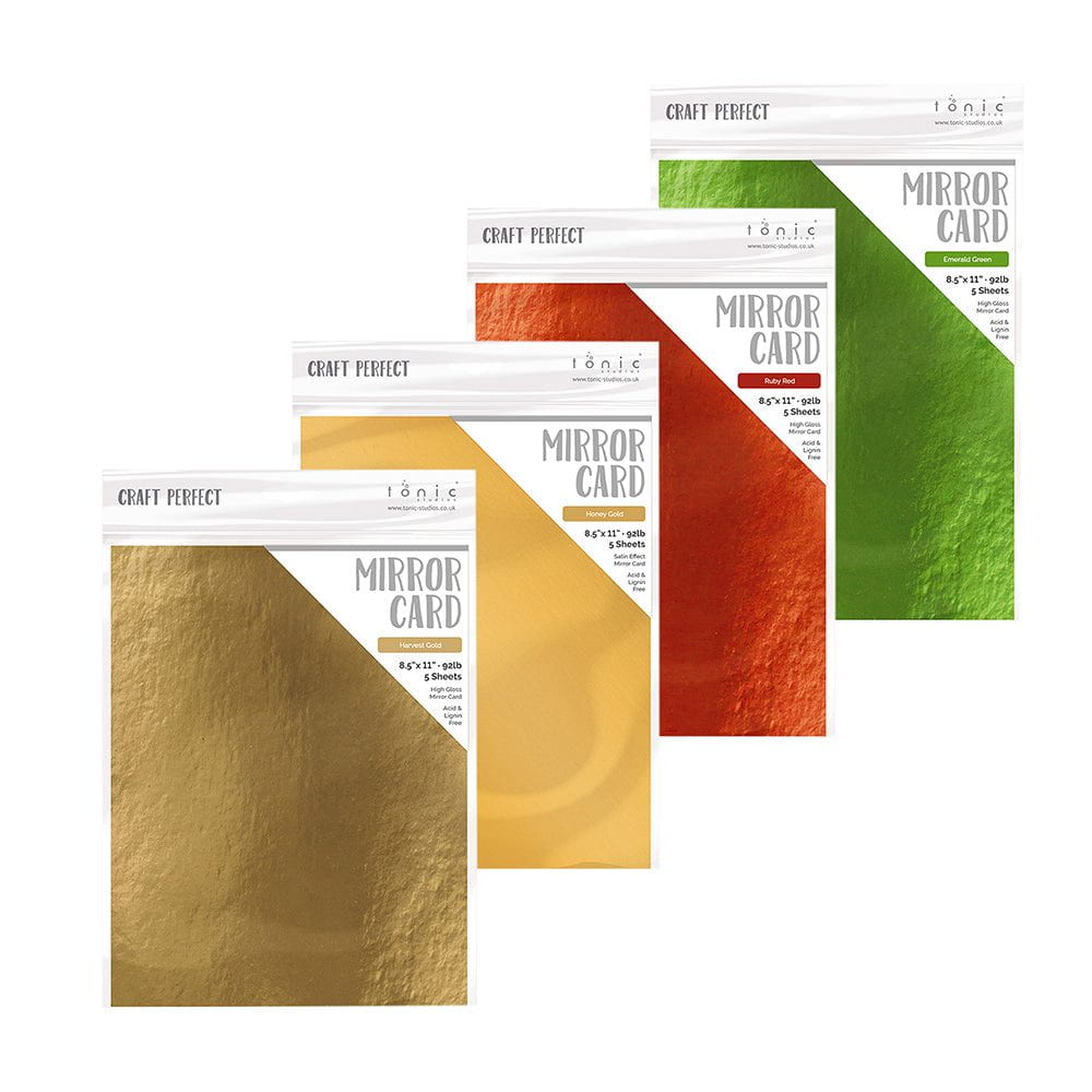 Craft Perfect Gold Ruby and Emerald Mirror Card Bundle - PB10 – Tonic ...