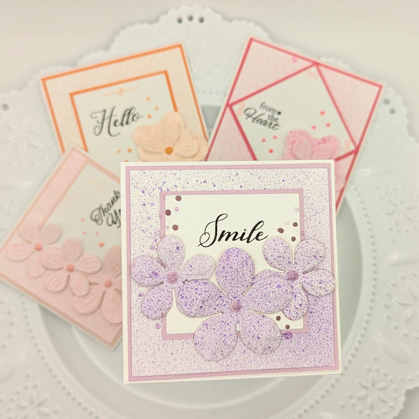 From The Heart Sentiments Stamp Set & Simple Florals Die Set - Bundle - FF20