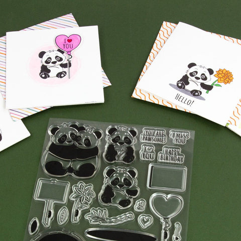 A Panda-ful Creative Collection - Die, Stamp & Stencil Set