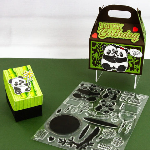 A Panda-ful Creative Collection - Die, Stamp & Stencil Set