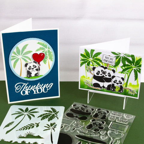 A Panda-ful Creative Collection - Die, Stamp & Stencil Set