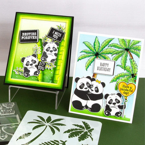 A Panda-ful Creative Collection - Die, Stamp & Stencil Set