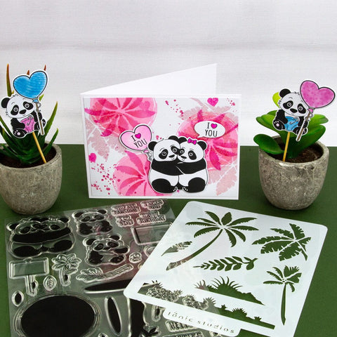 A Panda-ful Creative Collection - Die, Stamp & Stencil Set