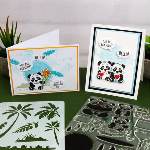 A Panda-ful Creative Collection - Die, Stamp & Stencil Set