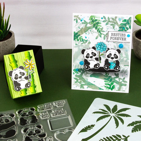 A Panda-ful Creative Collection - Die, Stamp & Stencil Set