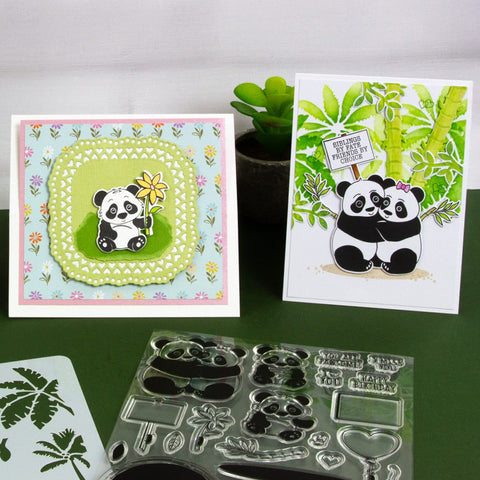 A Panda-ful Creative Collection - Die, Stamp & Stencil Set