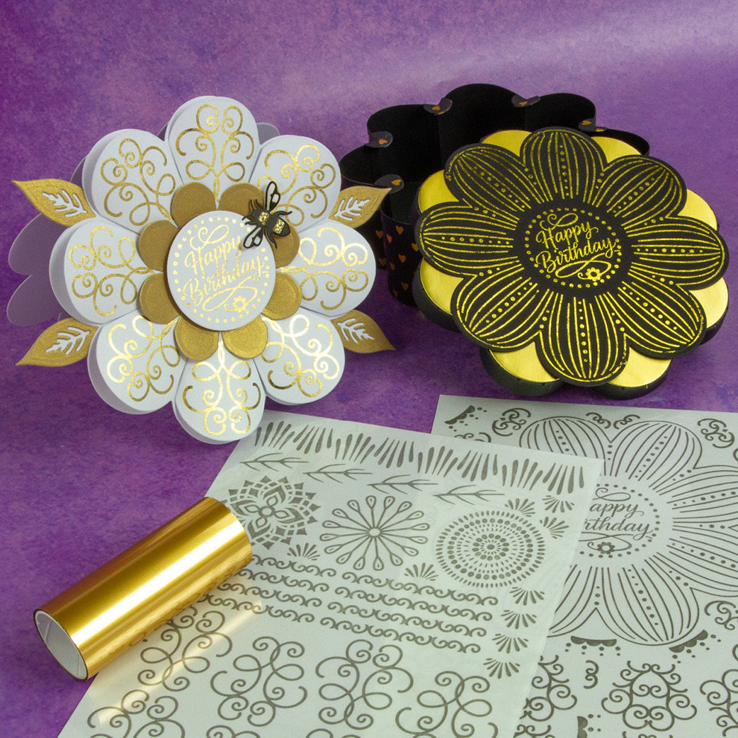 Petal Perfection Die Set & Adhesive Sheets Bundle