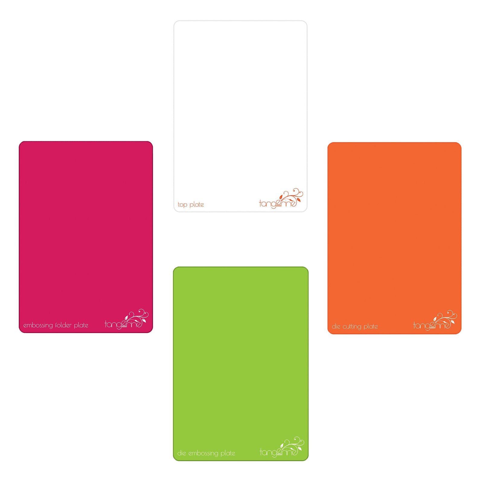 Replacement Tangerine Cutting Plates, Embossing Plates or Flexi Mat