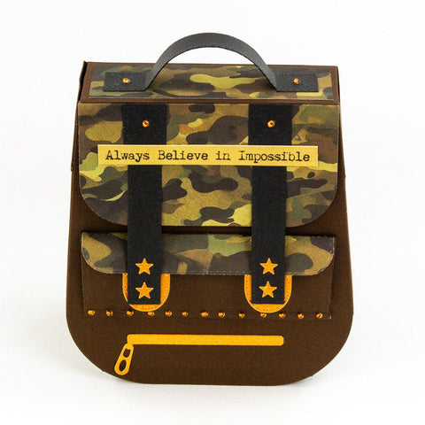 Radiant Rucksack Die and Patterned Pad Collection