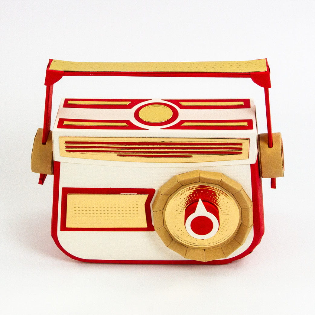 Retro Radio Showcase Die Set