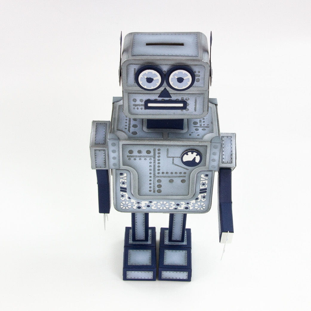 Retro Robot Gift Box Die Set
