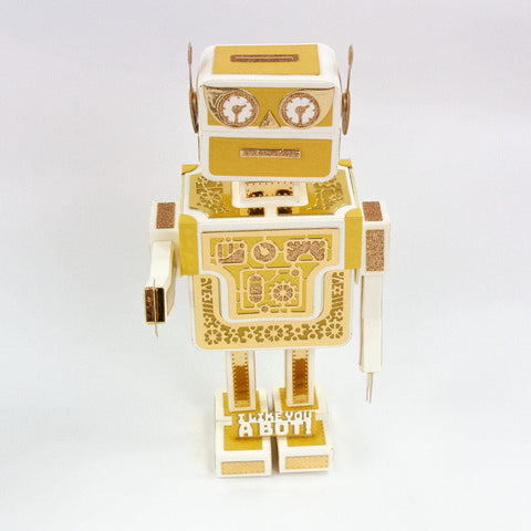 Retro Robot Gift Box Die Set