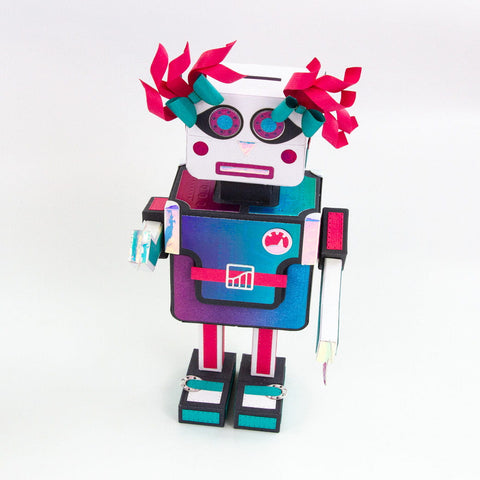 Retro Robot Gift Box Die Set