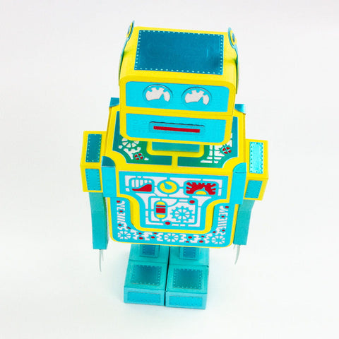 Retro Robot Gift Box Die Set