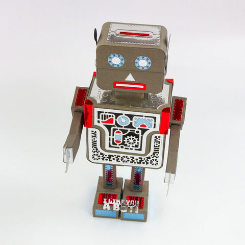 Retro Robot Gift Box Die Set
