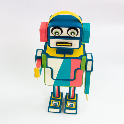 Retro Robot Gift Box Die Set