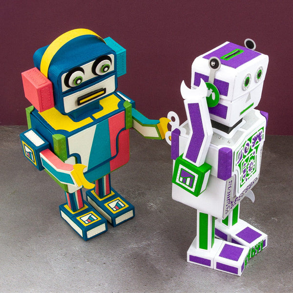 Retro Robot Gift Box Die Set