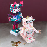 Load image into Gallery viewer, Retro Robot Gift Box Die Set