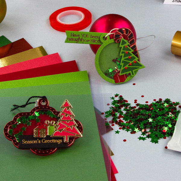 Tonic Monthly Craft Kit Subscription - Kit 98 - Santa's Shaker Tags