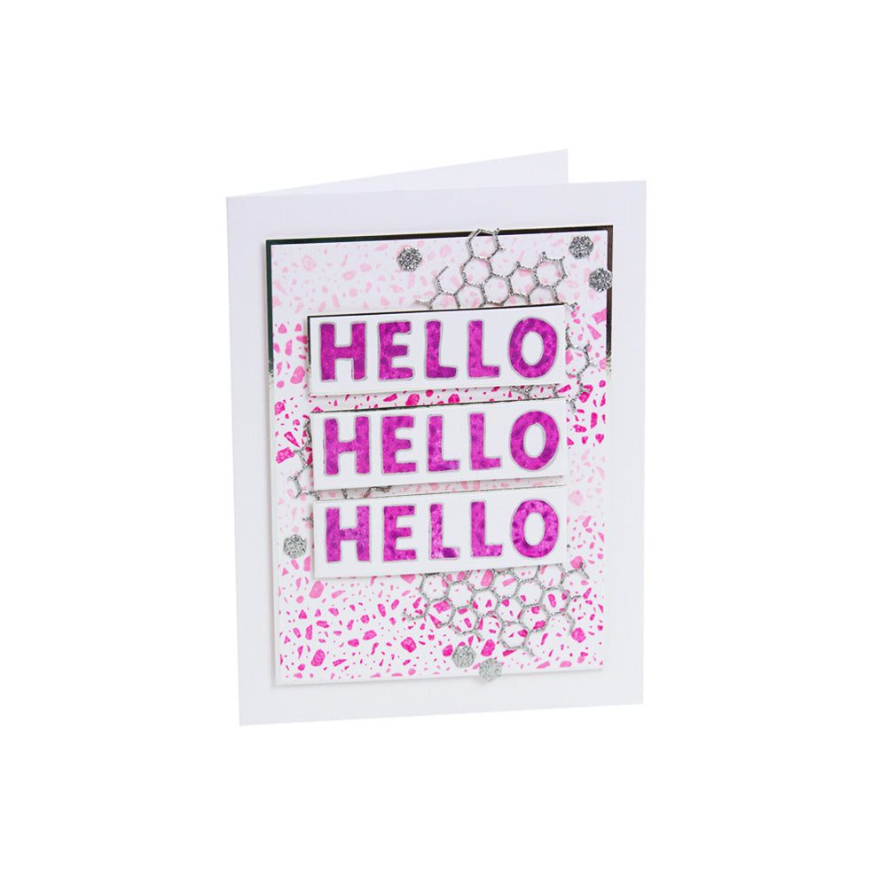 Simple Alphabet 4"x6"/A6 Stamp Set - 5592e