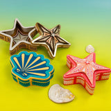 Load image into Gallery viewer, Seashell and Starfish 3 in 1 Die Set