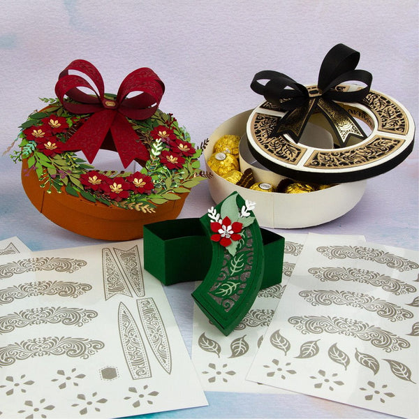 Foil Fusion - Seasonal Wreath Adhesive Sheets