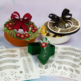 Load image into Gallery viewer, Foil Fusion - Seasonal Wreath Adhesive Sheets