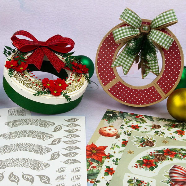 Foil Fusion - Seasonal Wreath Adhesive Sheets