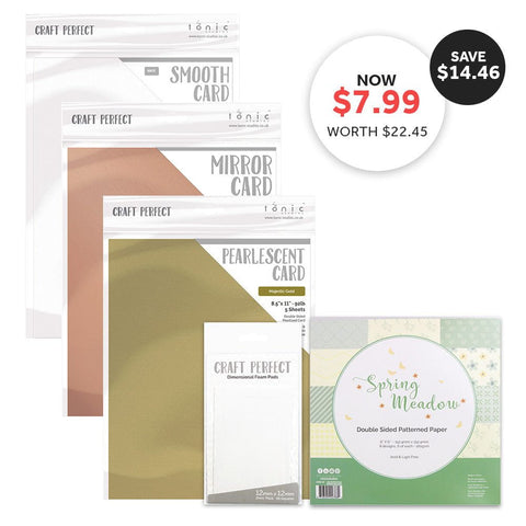 Craft Perfect - Mixed Cardstock & Foam Pads Bundle - SCB01