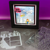 Load image into Gallery viewer, A Super Heroic Creative Collection - Die, Stamp &amp; Stencil Set