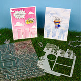 Load image into Gallery viewer, A Super Heroic Creative Collection - Die, Stamp &amp; Stencil Set