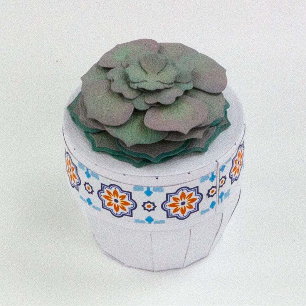 Supreme Succulents Iberian Summer 12" x 12" Patterned Paper Pad