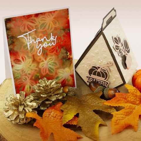 Thankful Harvest Gift Box - Showcase Die Set - 5344e