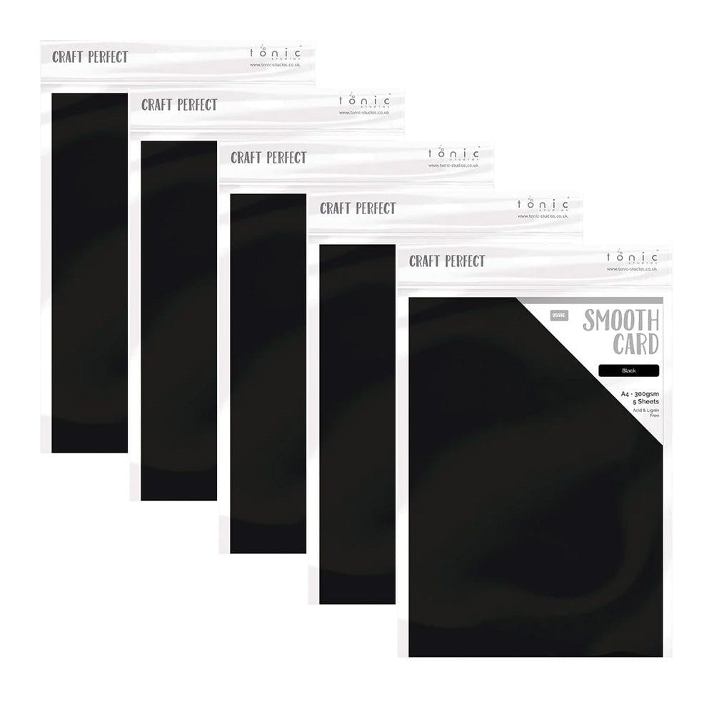 Craft Perfect Black Smooth Card Multipack Bundle – Tonic Studios USA