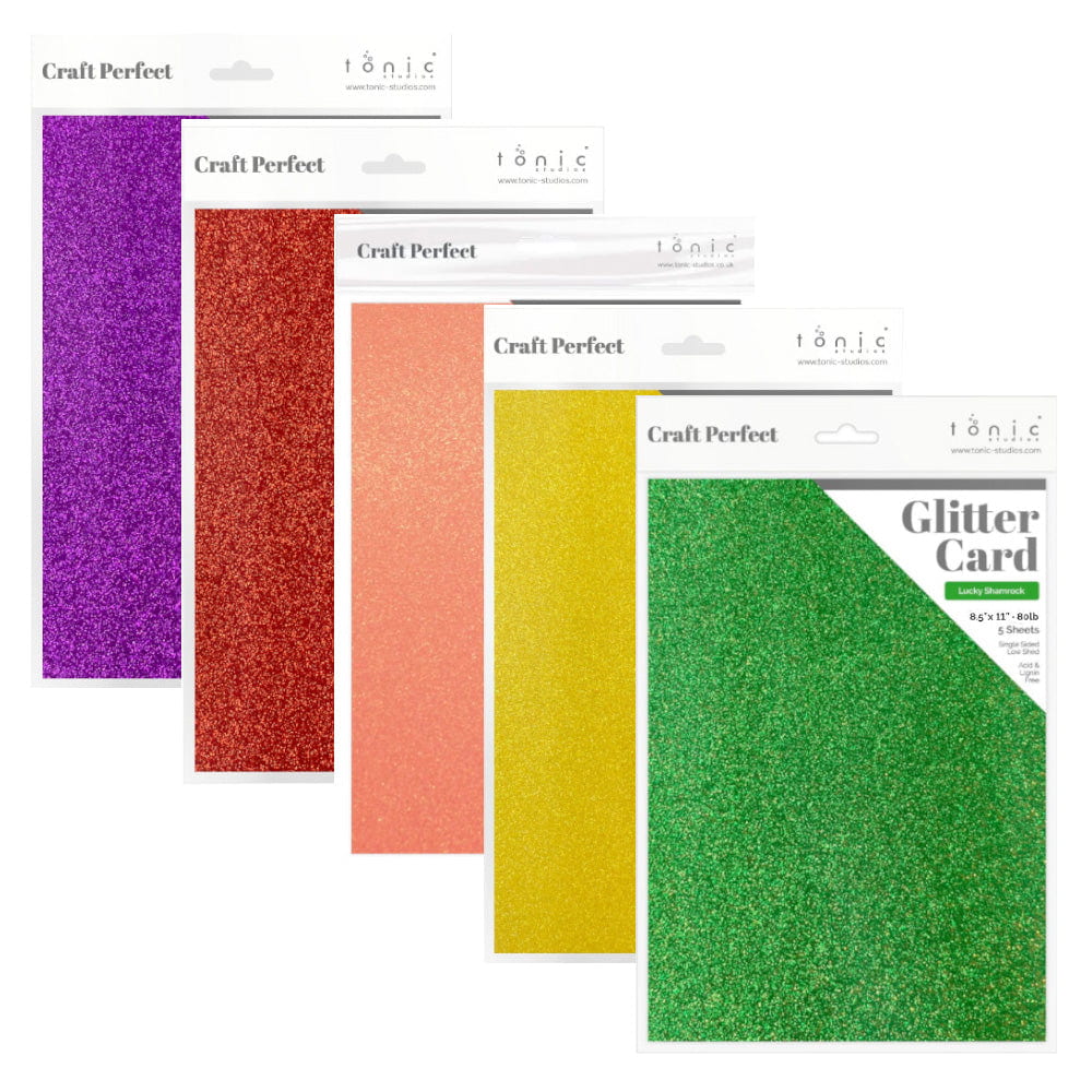 Glitter Cardstock Bundle - Spring Sunshine Collection