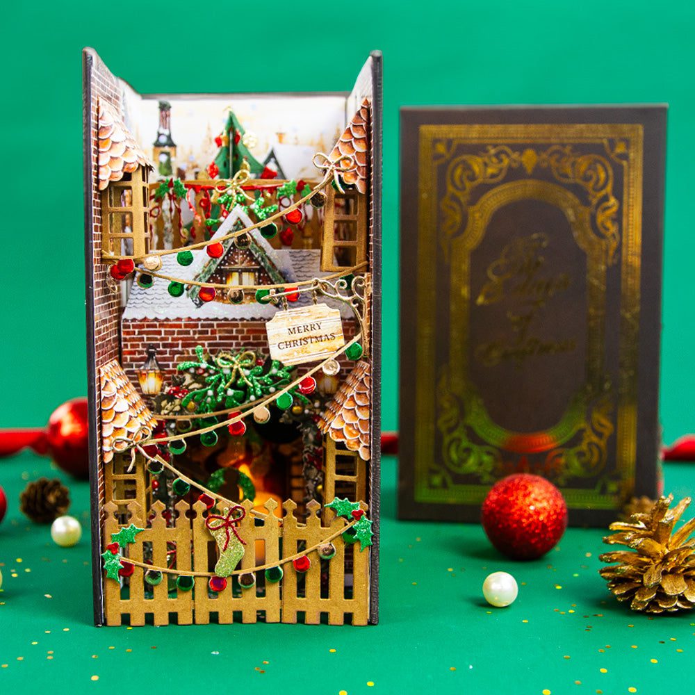 The 12 Days of Craftmas Book Nook Set