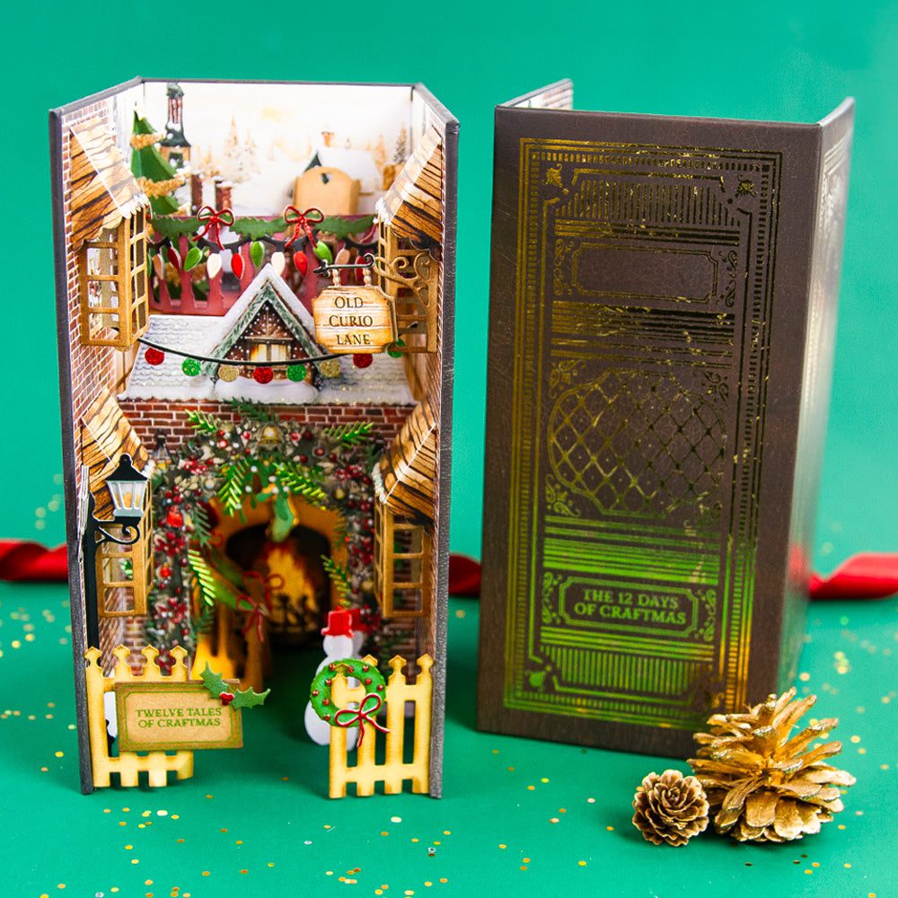 The 12 Days of Craftmas Book Nook Set