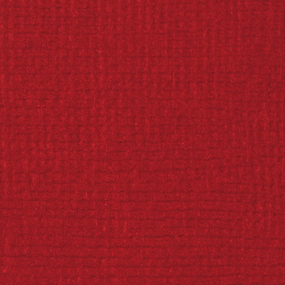 Craft Perfect Classic Card Craft Perfect - Classic Card - Cherry Red - Weave Textured - 12" x 12" (5/Pk) - 9197e