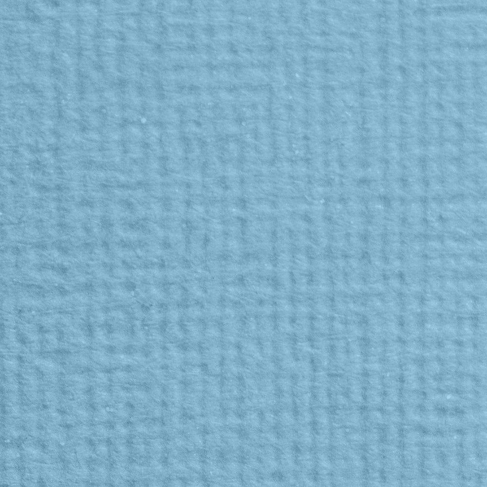 Craft Perfect Classic Card Craft Perfect - Classic Card - Cornflower Blue - Weave Textured - 12" x 12" (5/Pk) - 9166e