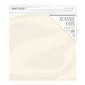 Craft Perfect Classic Card Craft Perfect - Classic Card - Ivory White - Weave Textured - 12