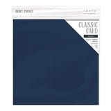 Load image into Gallery viewer, Craft Perfect Classic Card Craft Perfect - Classic Card - Navy Blue - Weave Textured - 12" x 12" (5/Pk) - 9170e