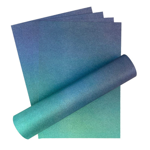 Craft Perfect Ombre Card Craft Perfect - Ombre Card - Under The Sea - A4 (5/PK) - 8891e
