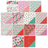 Craft Perfect Printed Papers A Candy Cane Christmas - 8x8 Art Pad - 5534e