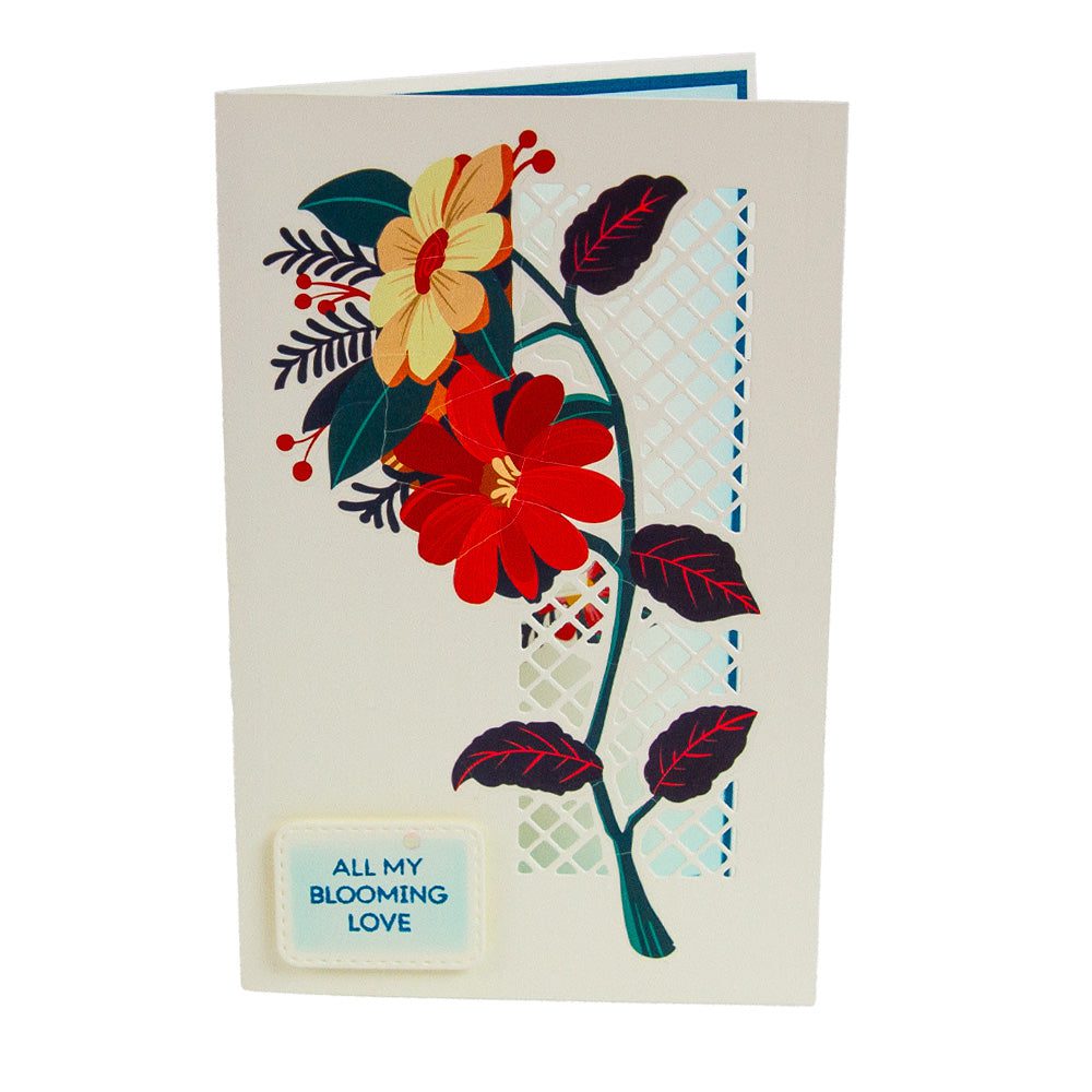 Lillies Floral Frames Rub-On Transfers