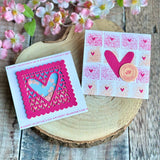 Load image into Gallery viewer, Tonic Studios - Cutesy Heart Patchwork Square Die Set  - 4423E