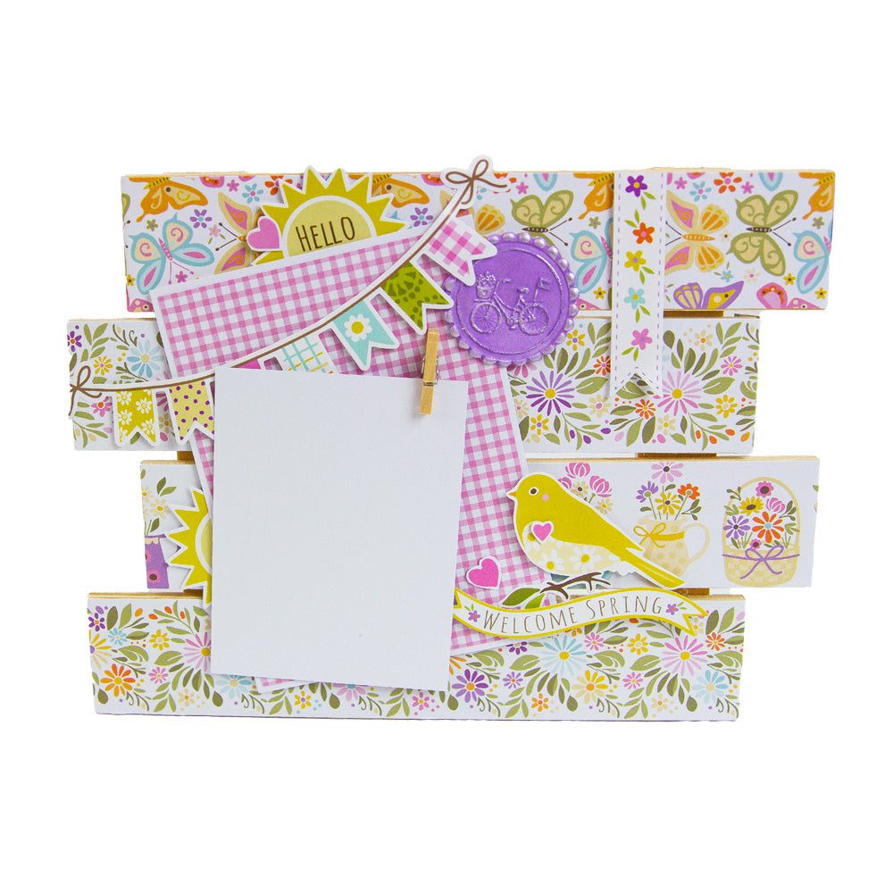 Spring Has Sprung 3D Embossing Folder - Fancy Frame