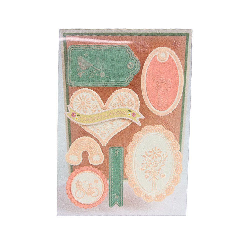 Spring Has Sprung 3D Embossing Folder - Fancy Frame