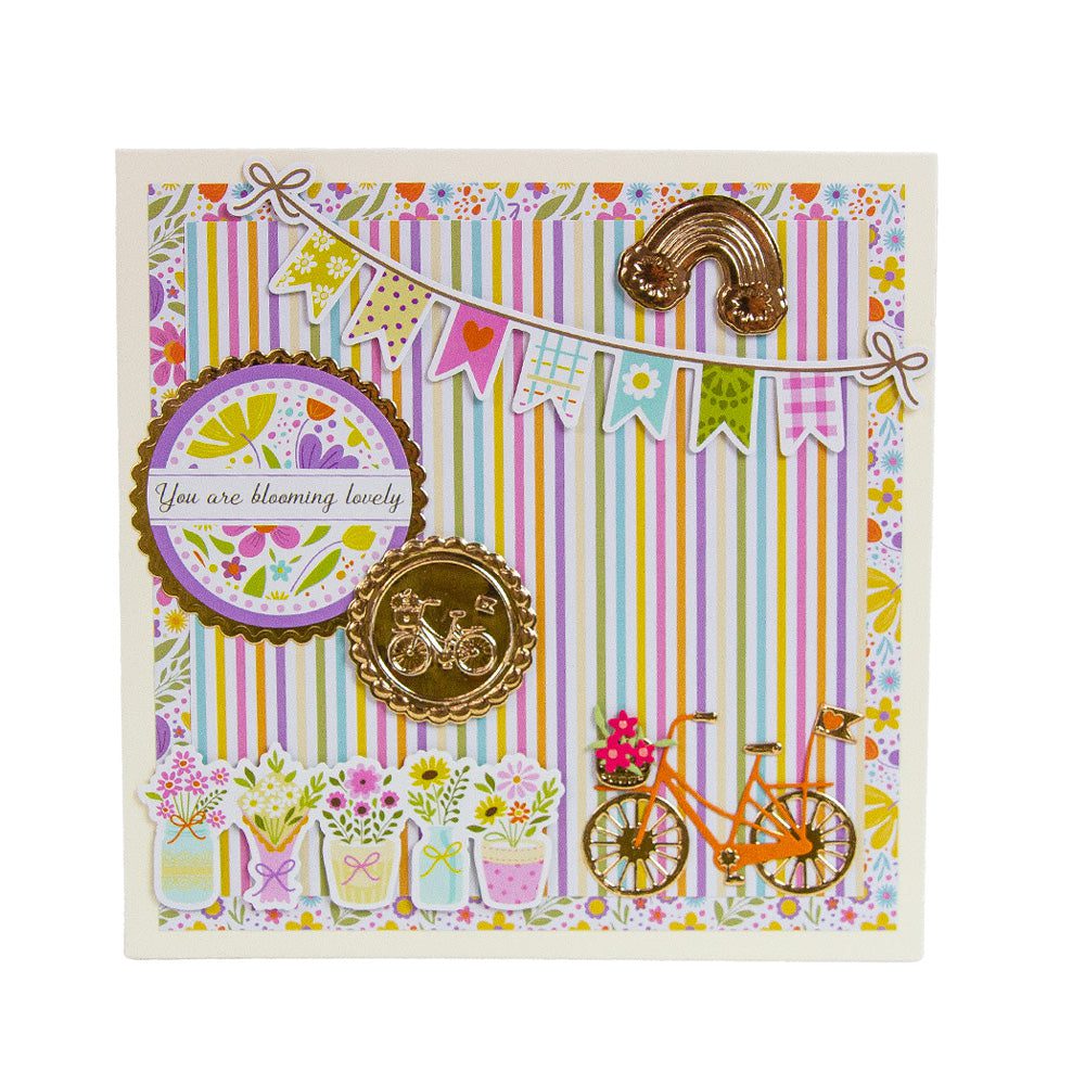 Spring Has Sprung 3D Embossing Folder - Fancy Frame