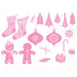 Tonic Studios bundle A Candy Cane Christmas Die Set - 5539e
