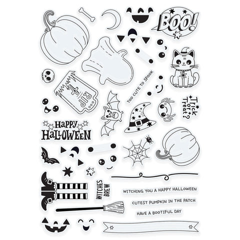 Tonic Studios Creative Collection A Frightfully Friendly Creative Collection - Die, Stamp & Stencil Set - 5977e